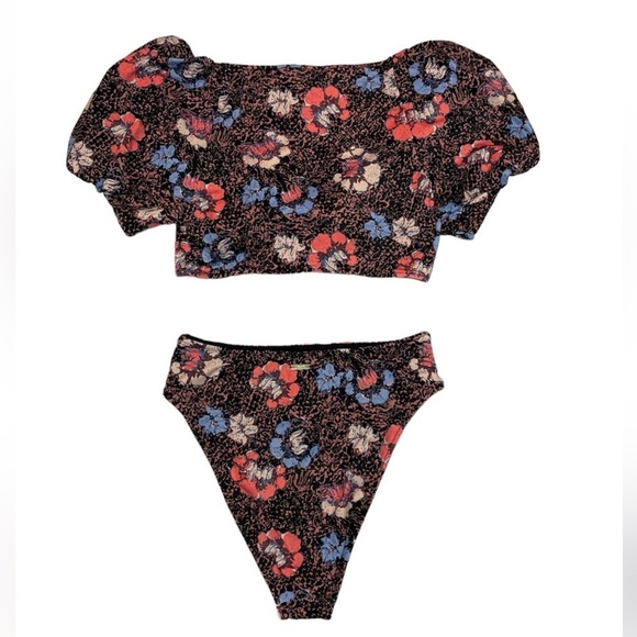 Cleobella for Revolve Maude Top & Alice High Waist Bottom Bikini Swim Set sz XS - Picture 5 of 13